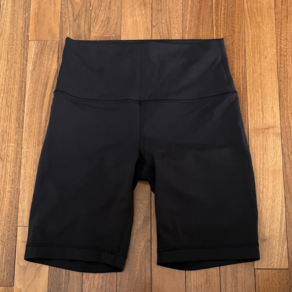 lululemon athletica Black High-Rise Bike Shorts